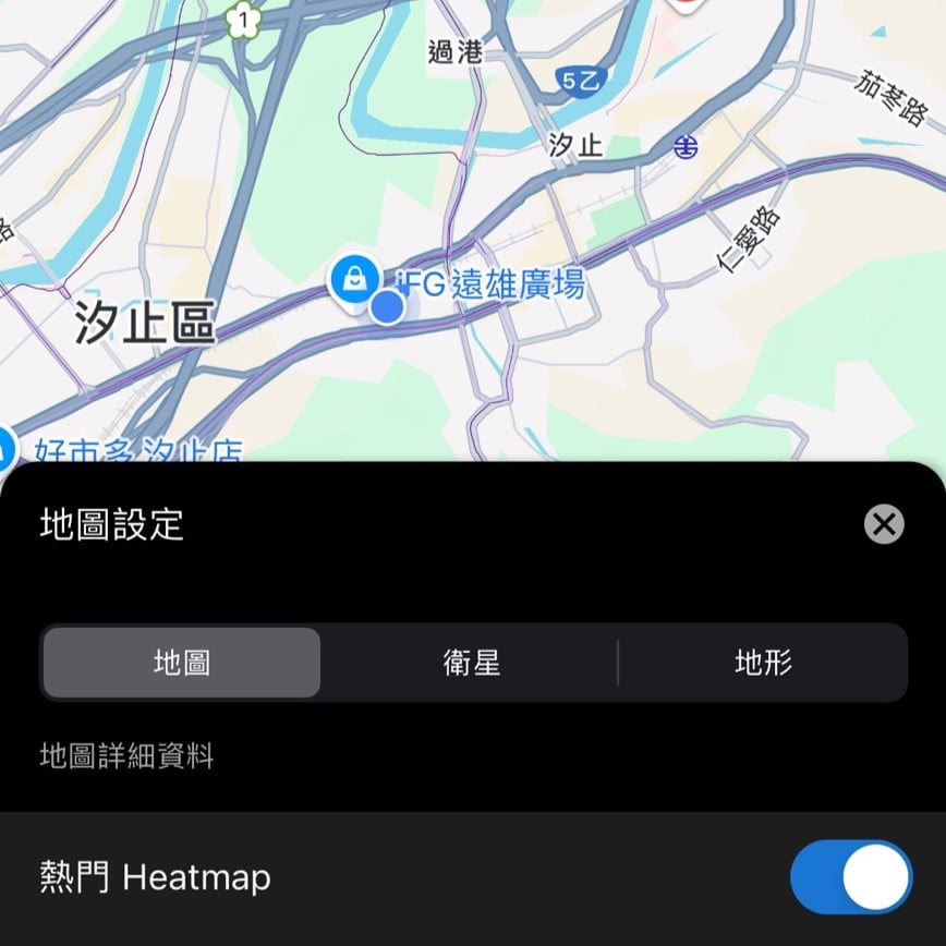 Garmin Connect Heatmap 熱門路線