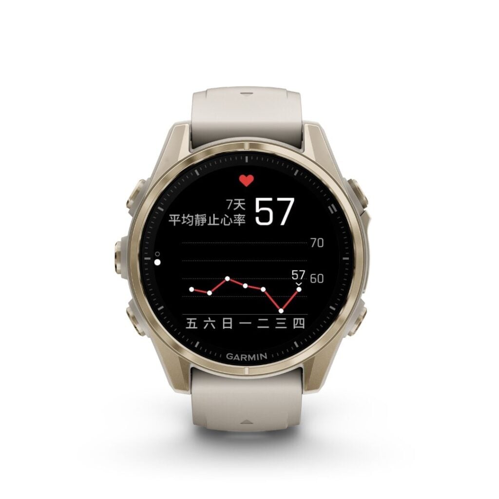 Garmin 智慧腕錶上的靜止心率